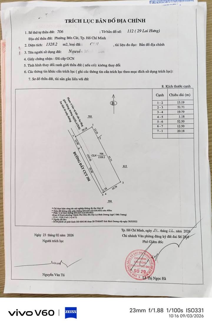 Đất nền Bến Cát Q8 1.300m² giá 2 tỷ - Đầu tư sinh lời