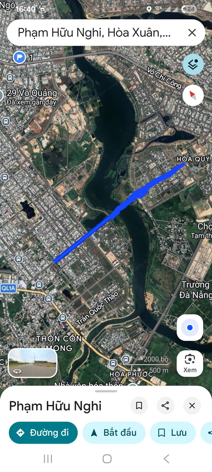 Đất nền Phạm Hữu Nghi Cẩm Lệ 132m² 8 tỷ - Sổ đỏ chính chủ