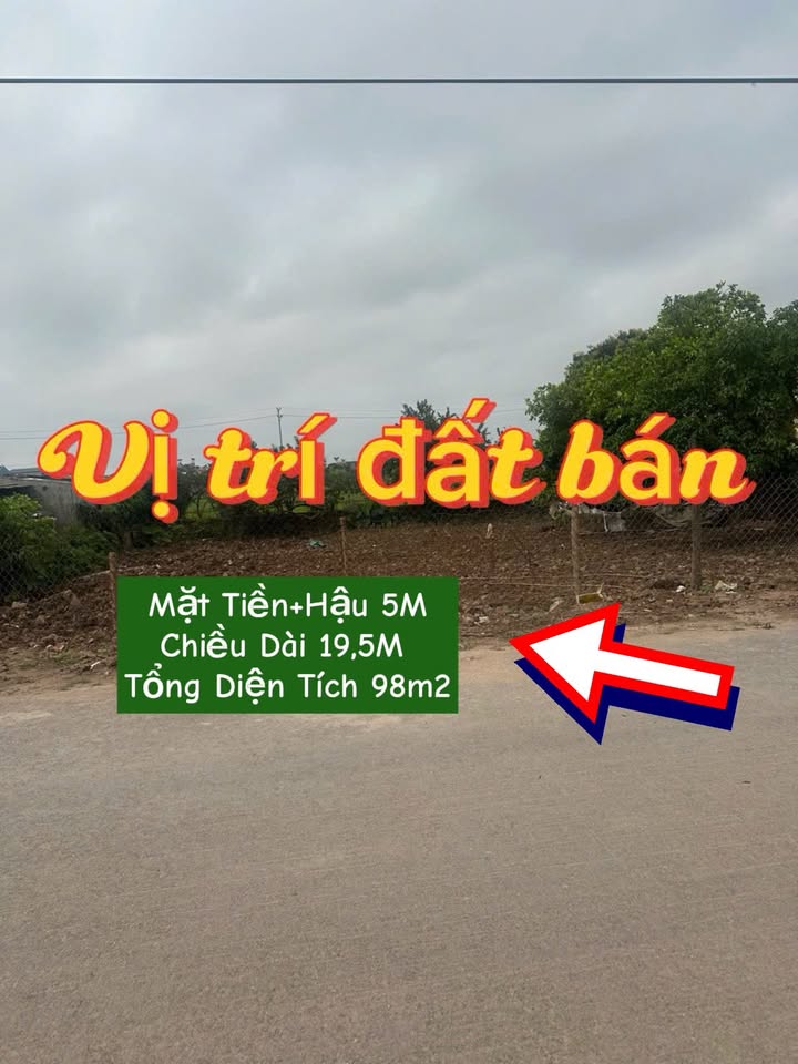 Đất nền Giao Tân Nam Định 98m² - Đường to ô tô kinh doanh