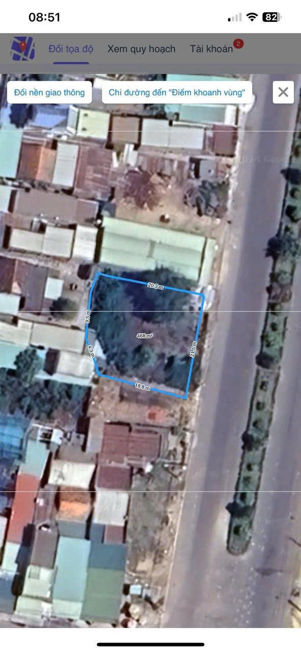 Đất mặt tiền Ma Lâm Trần Hưng Đạo 468m² - Đầu tư dài hạn