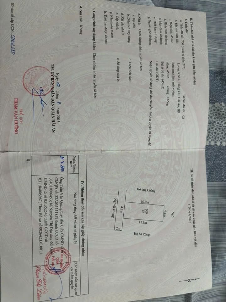 Đất nền Hải Phòng Cát Linh 45m² 1.56 tỷ - Xây dựng tự do