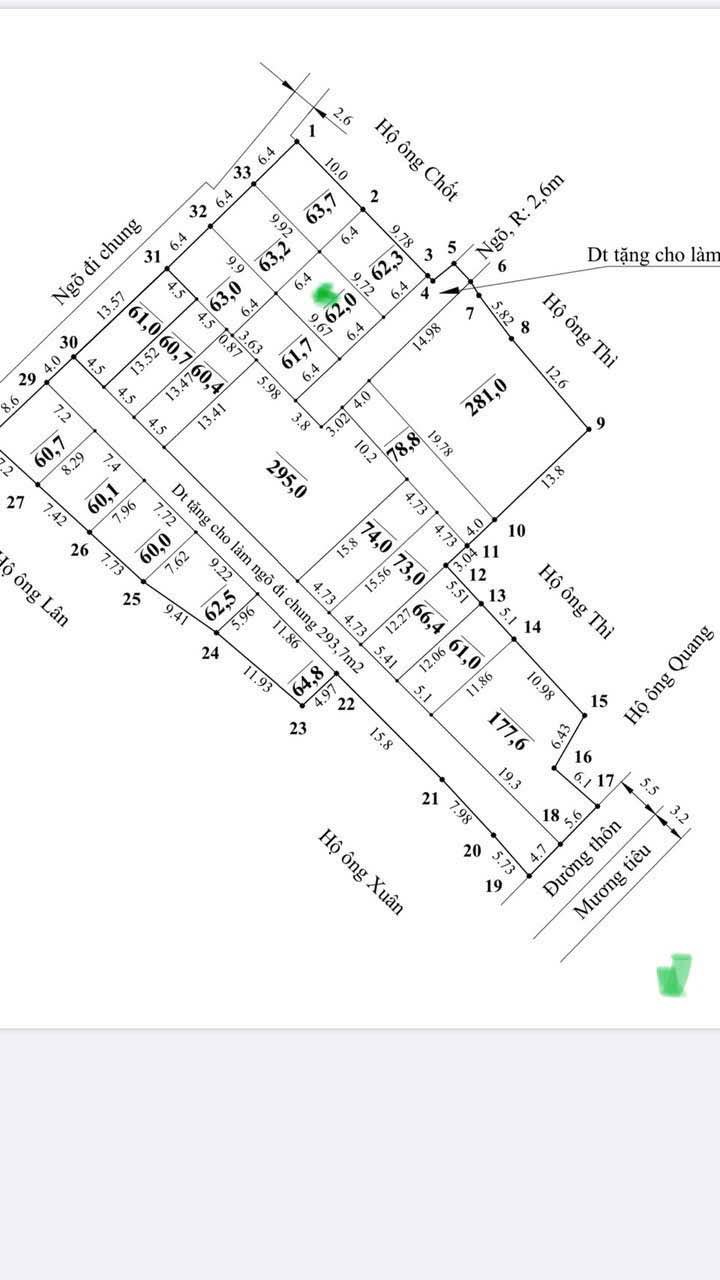 Đất nền Quốc Tuấn An Lão 62m2 1,05 tỷ - Sổ đỏ chính chủ