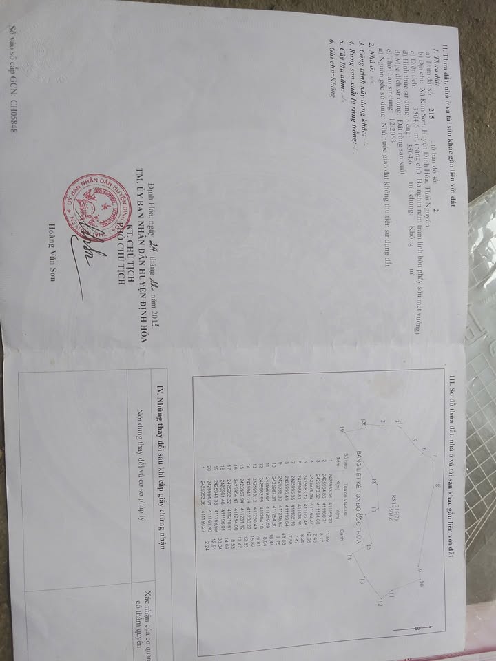 Đất CLN Xóm Đỏ Kim Phượng 3500m² - Tiềm năng tăng giá