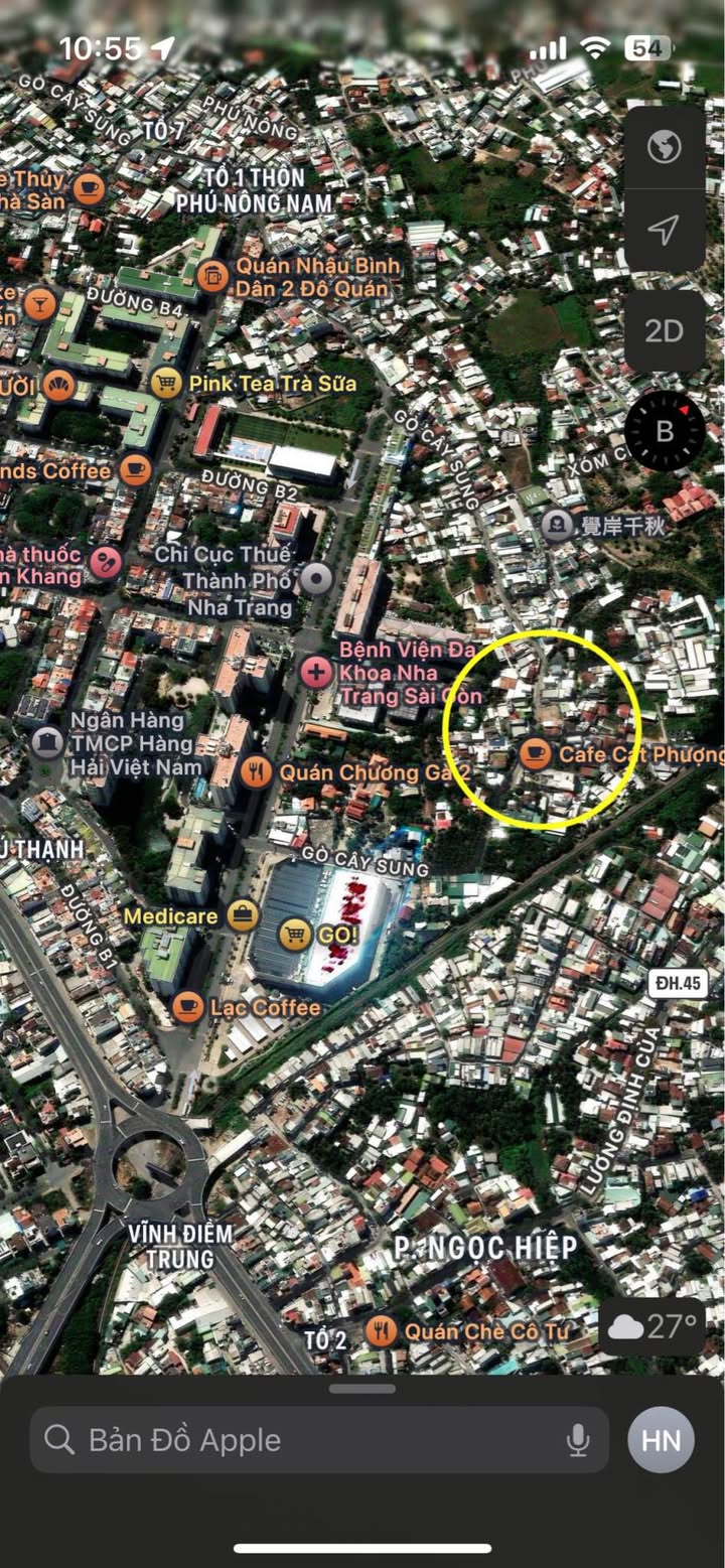 Đất nền Vĩnh Điềm Trung 451m² 18.2 tỷ - Sổ hồng chính chủ