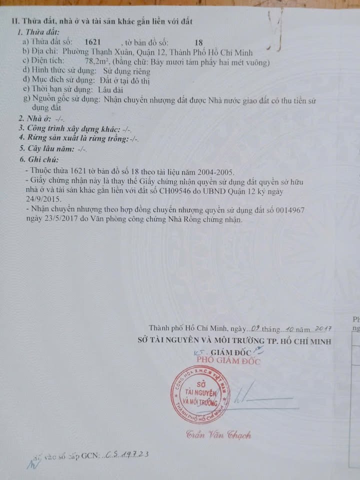 Đất TX43 Thới An Q12 78m² 4.52 tỷ - Sổ đỏ chính chủ