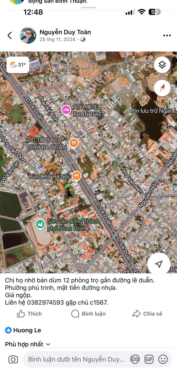 Đất nền KDC Phú Tài Phan Thiết 85m² - Xây dựng tự do