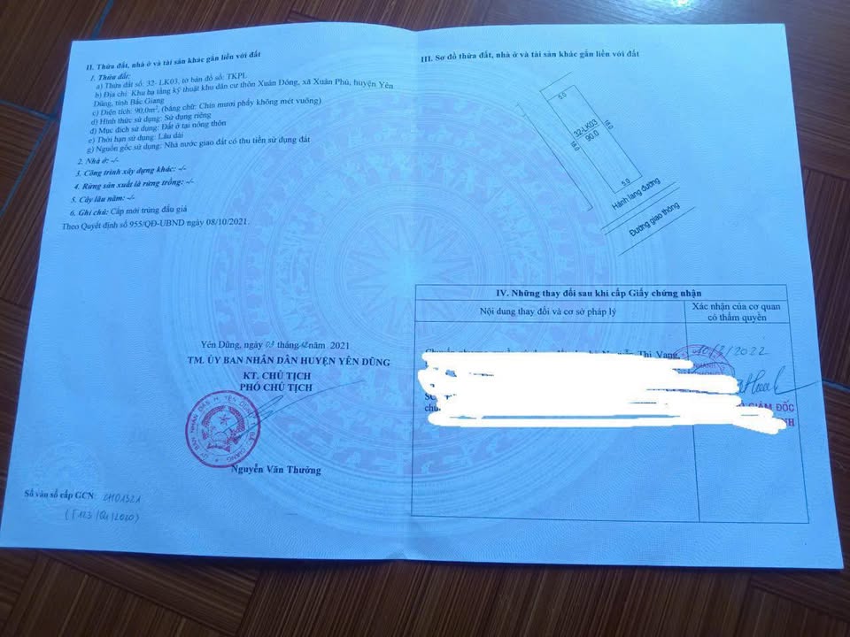 Đất nền Xuân Đông Bắc Giang 90m² 2.8 tỷ - Tiềm năng tăng giá