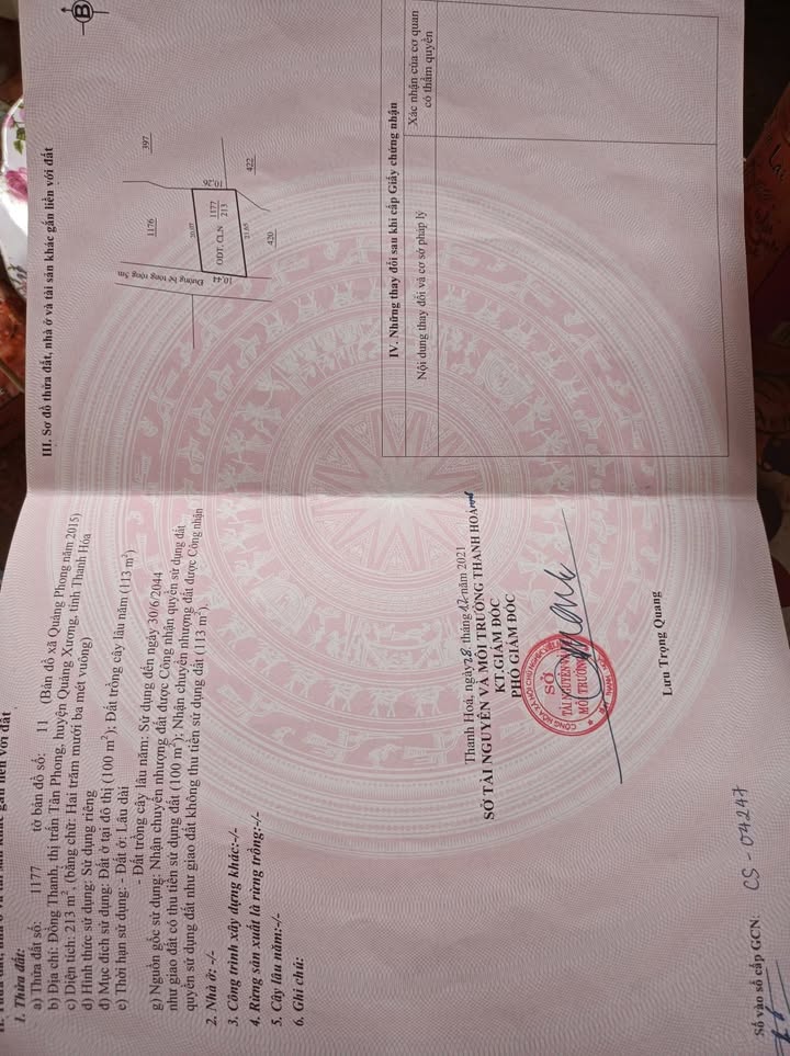 Nhà Tân Phong Quảng Xương 223m² 2,2 tỷ - Chính chủ