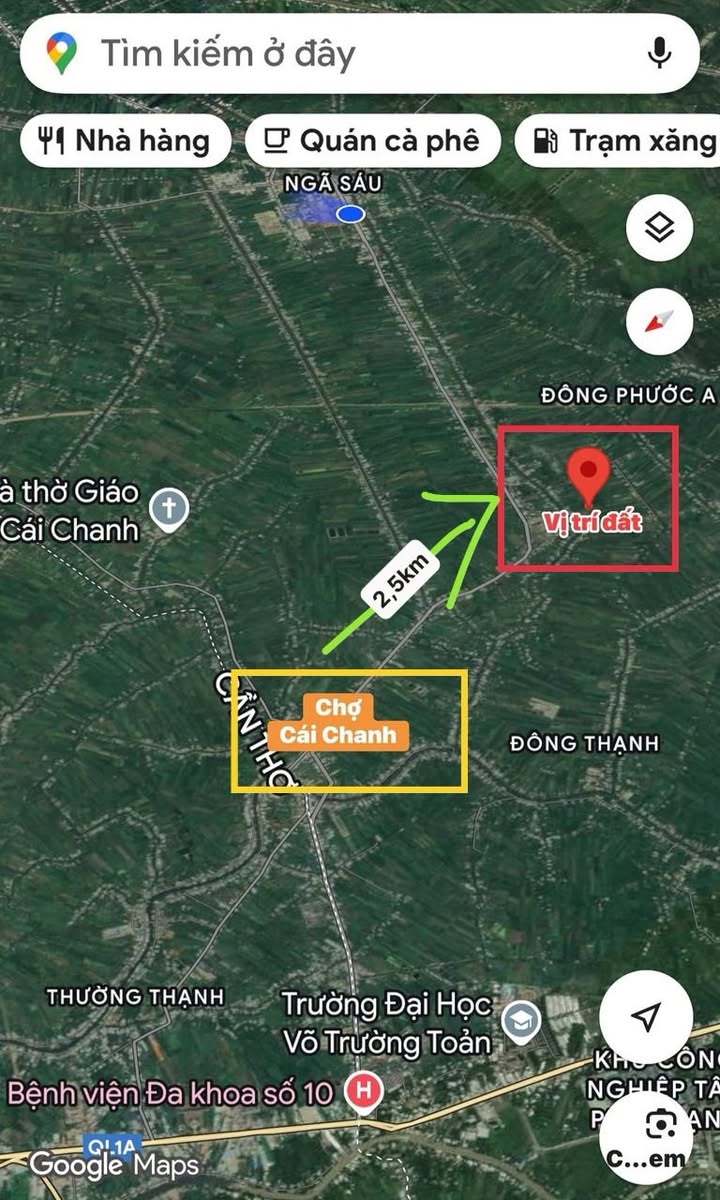 Đất CLN Đông Phước A 3700m² 1.899 tỷ - Sổ đỏ chính chủ