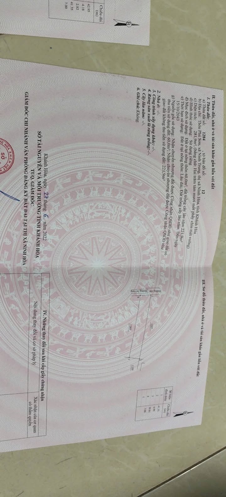 Đất nền Phú Sơn Ninh Trung 281-293m² 4xx triệu - Sổ đỏ chính chủ