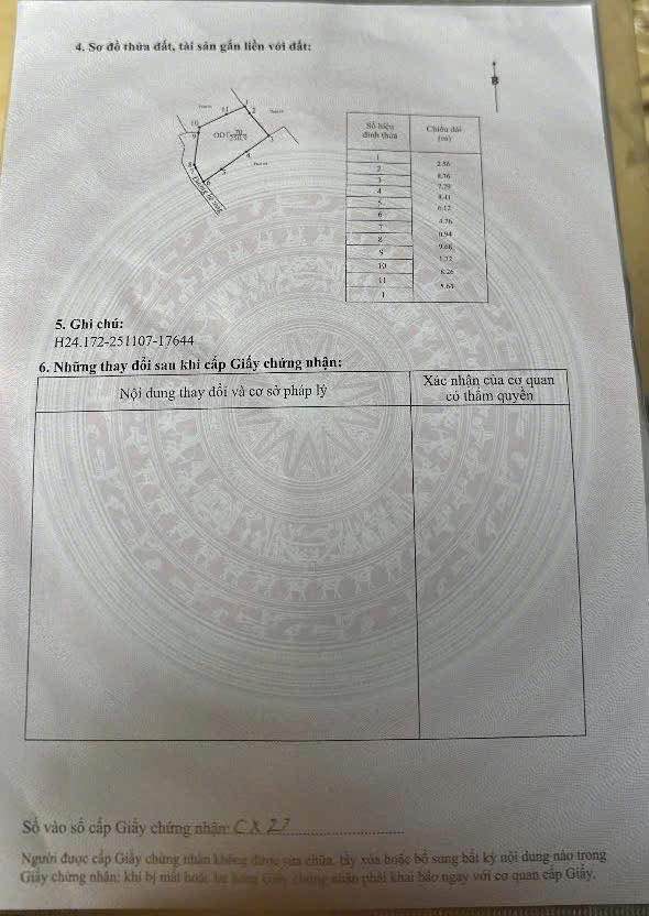 Đất Thái Thịnh Kinh Môn 250m² 1 tỷ - Thổ cư 100%