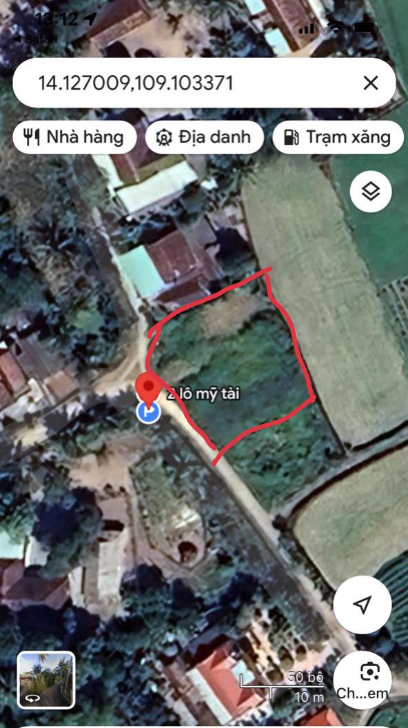 Đất nền Mỹ Tài Phù Mỹ 600m² 4xx triệu - Sổ hồng rõ ràng