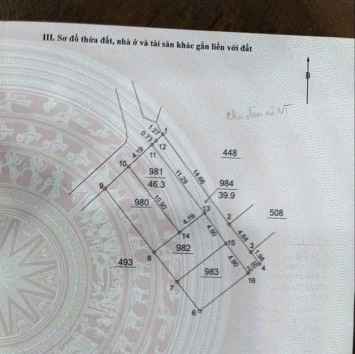 Đất nền Thôn Đìa Cẩm Việt 46m² 3 tỷ - Sổ đỏ chính chủ