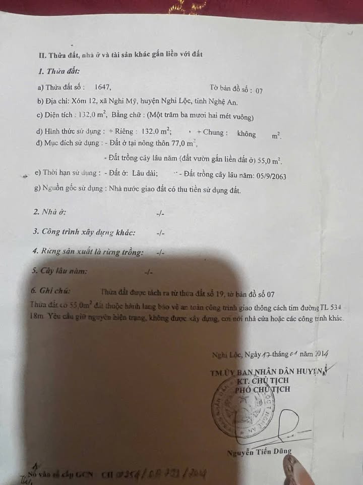 Đất QL48E Nghi Mỹ 132m² 4 tỷ - Sổ đỏ chính chủ