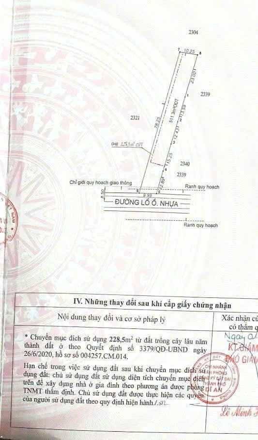 Đất nền Lộ Ô Dĩ An 774m² 20.5 tỷ - Sổ đỏ chính chủ