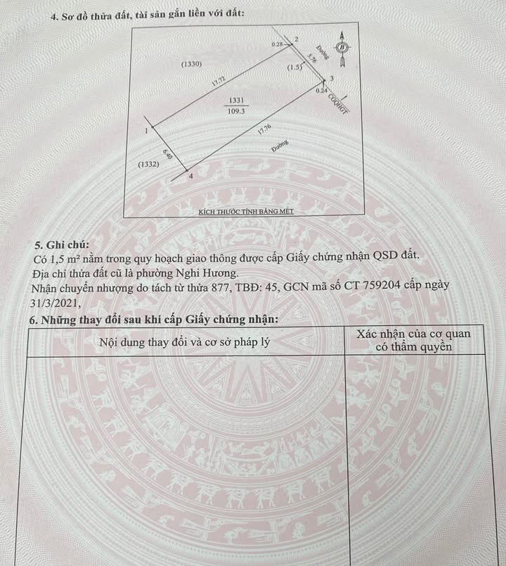 Đất nền Phố Biển Cửa Lò 109m² giá thỏa thuận - Đầu tư sinh lời