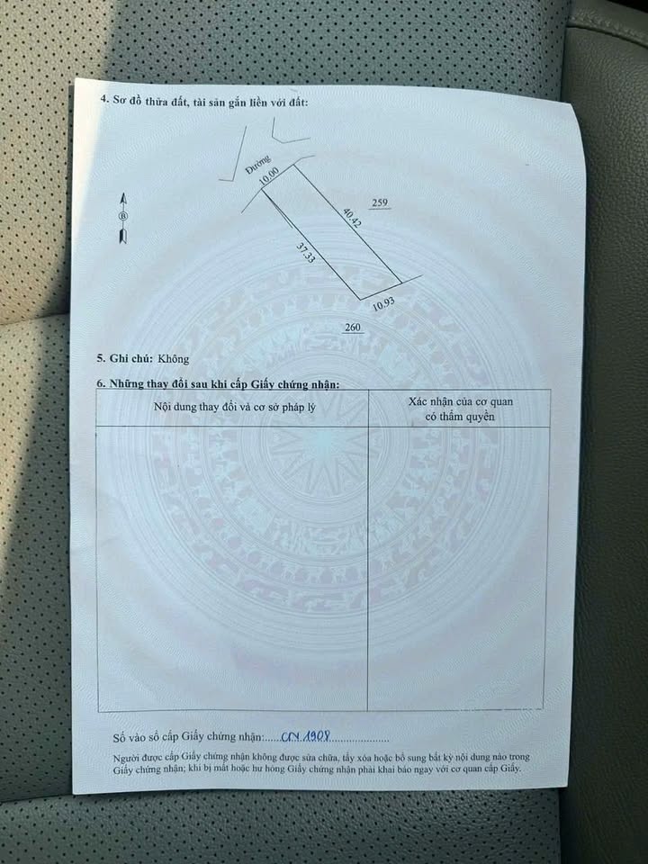 Đất nền Mỹ Hòa Tân Lạc 400m² - Sổ đỏ chính chủ