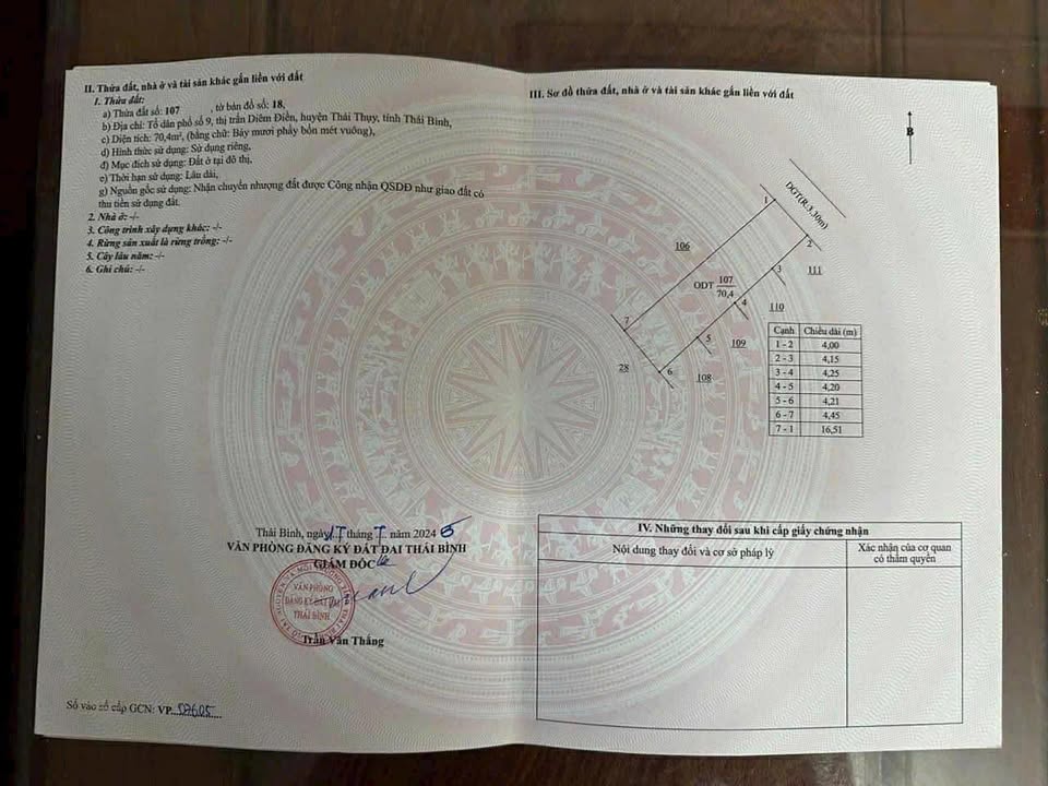 Đất nền Thị trấn Diêm Điền 70m² 9xx triệu - Sổ đỏ chính chủ