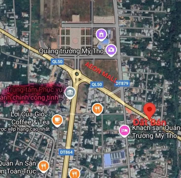 Đất Mỹ Tho QL50 266m² giá 9.5 tỷ - Sổ đỏ chính chủ