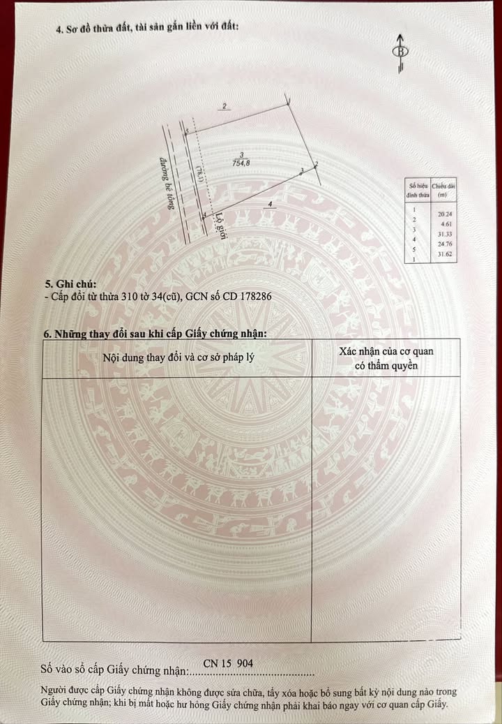 Đất nền Thôn 8 Lộc An 744m² giá 148.8 tỷ - Sổ đỏ chính chủ