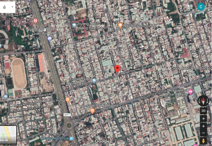 Nha Nguyen Duy Hieu Son Tra 148m2 23.5 ty - Vi tri dep