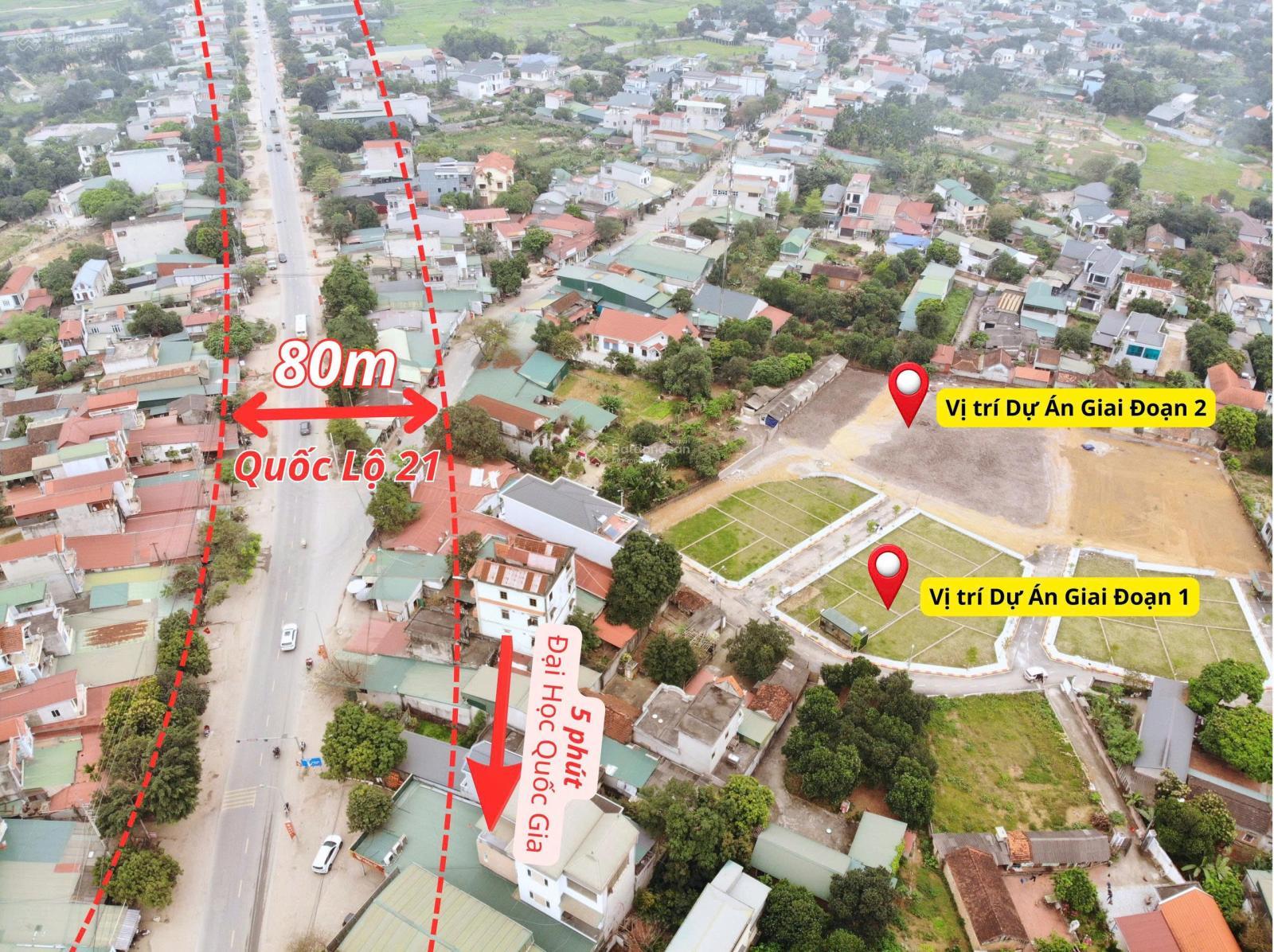 Đất nền Thạch Thất 100m²/3,5 tỷ - Sổ đỏ chính chủ