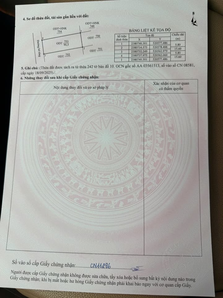 Đất nền Hồng Phong Đông Triều 91m² 1,01 tỷ - Sổ đỏ chính chủ