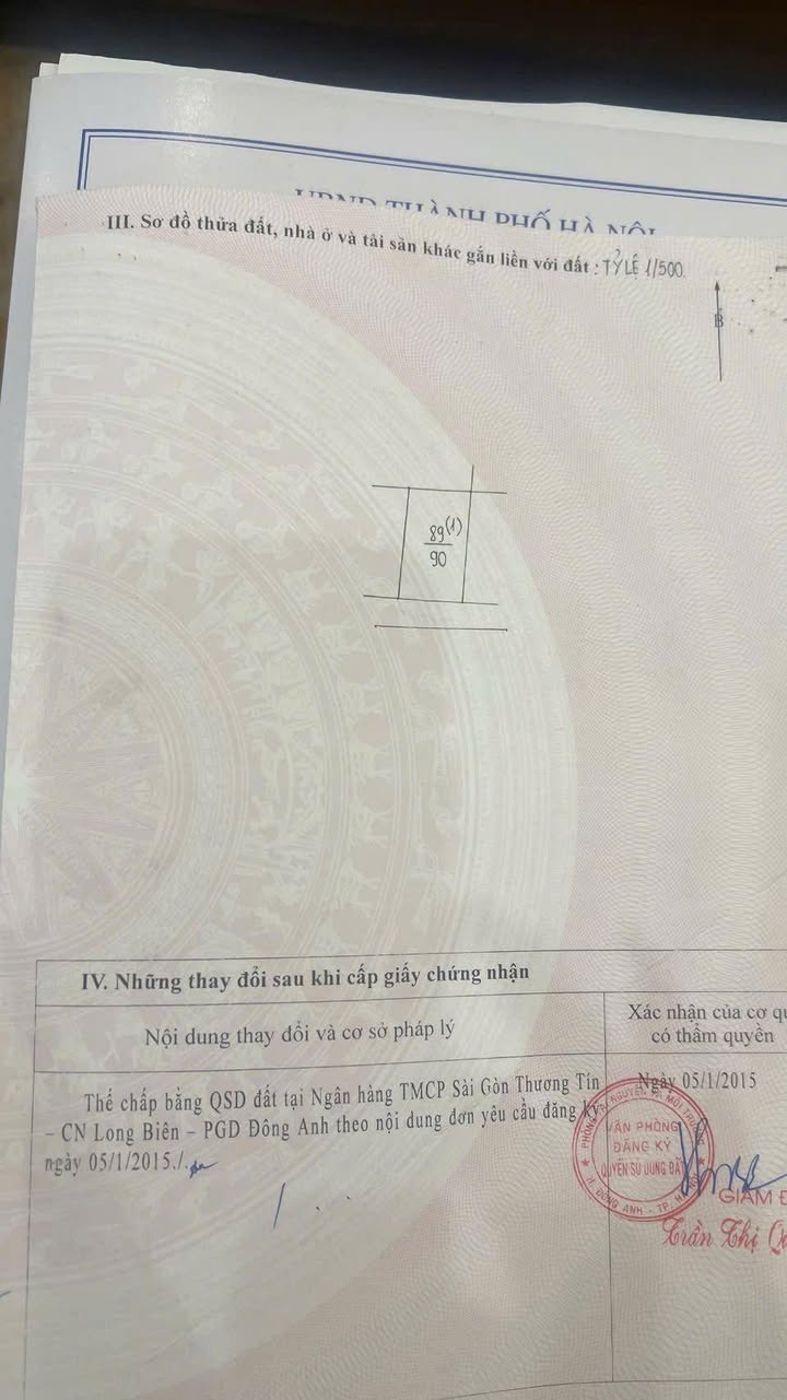 Đất nền Tiên Dương Đông Anh 90m² 13.5 tỷ - Sổ đỏ chính chủ