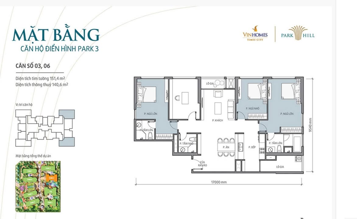 Căn hộ Times City Nhân Chính 152m² - Bàn giao ngay