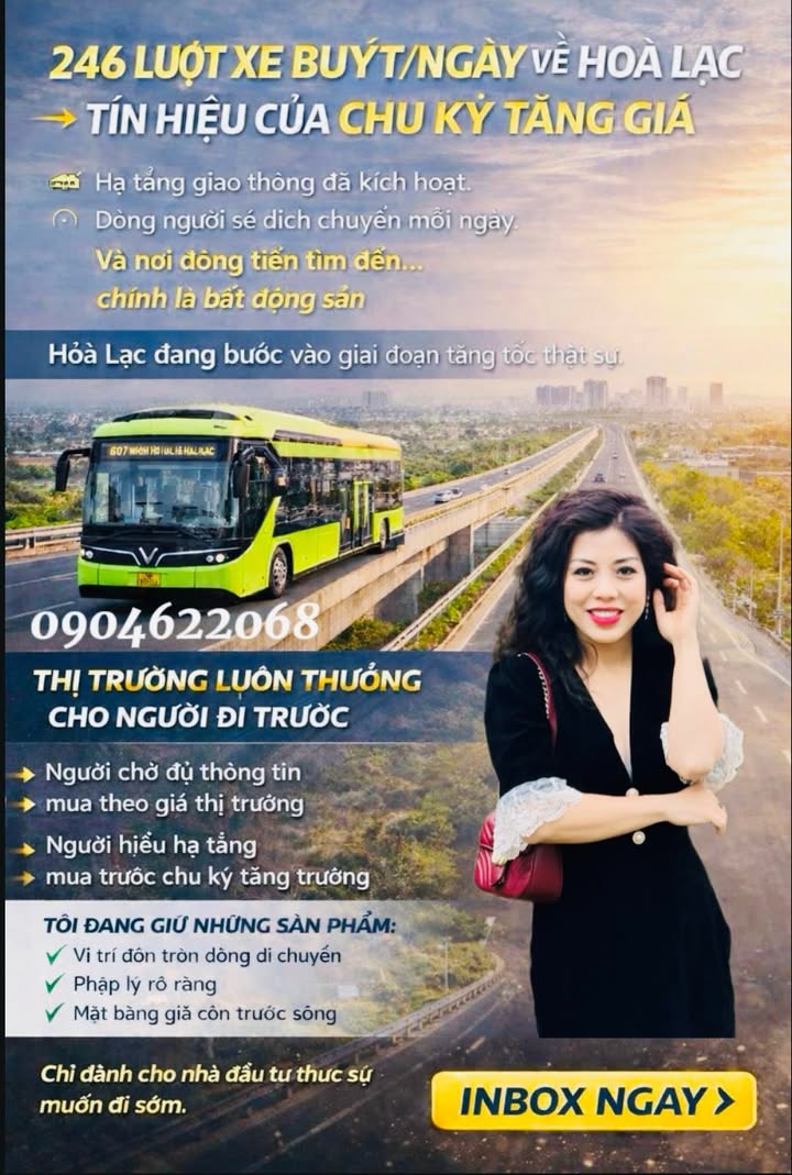 Đất nền Sơn Đông Hòa Lạc 100m² 3 tỷ - Sổ đỏ chính chủ