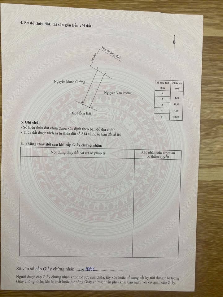 Đất nền HL405 Kiến Thụy 86m² 30 triệu/m - Sổ đỏ chính chủ