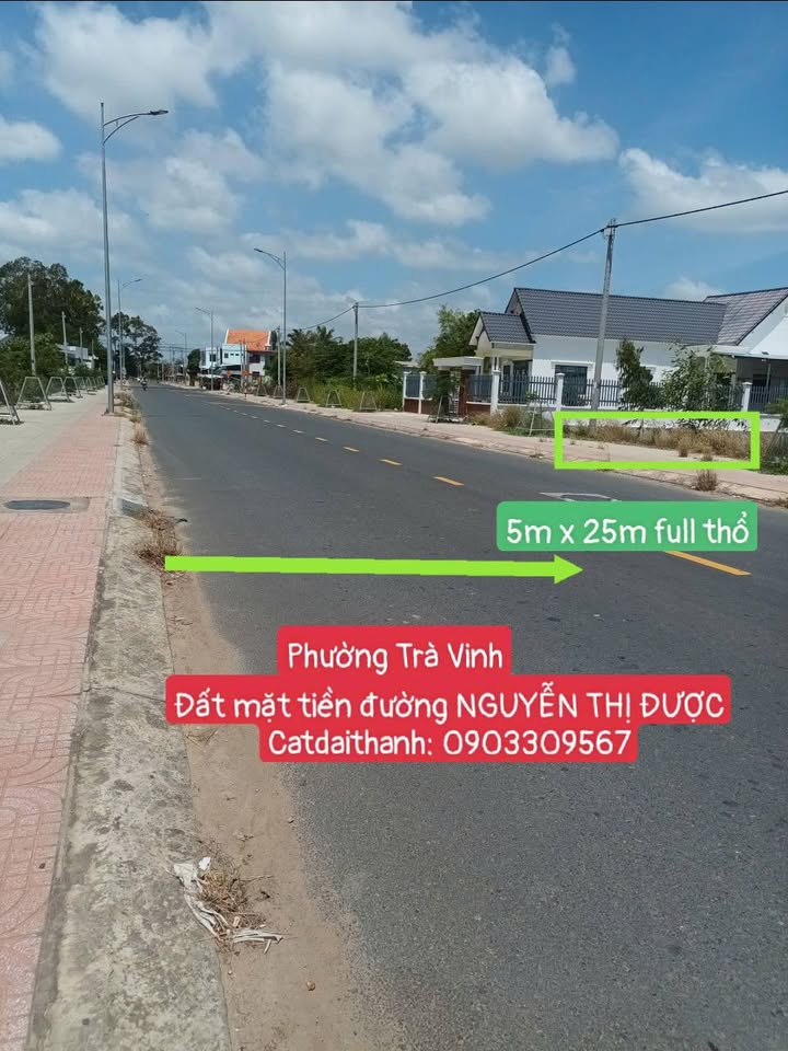 Đất nền Nguyễn Thị Được 125m² 2.3 tỷ - Sổ đỏ chính chủ