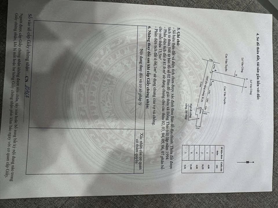 Đất nền Văn Phong Cát Hải 66m² 1,6 tỷ - Sổ đỏ chính chủ