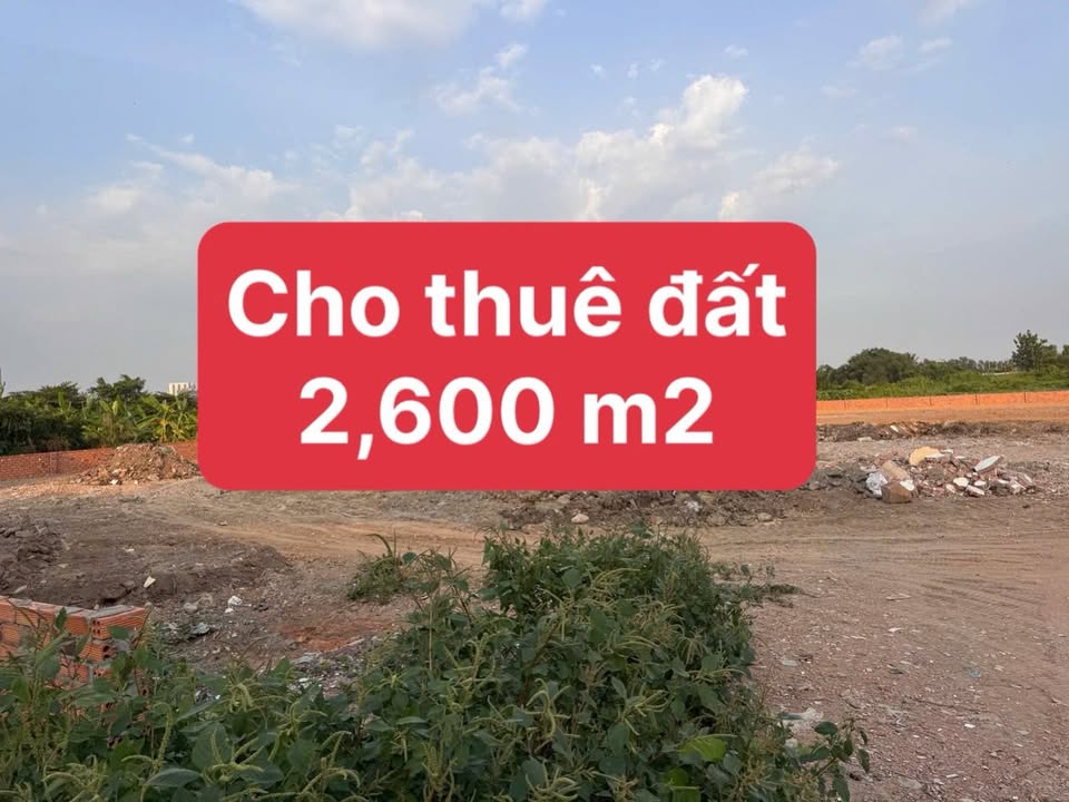 Đất thuê Hiệp Bình Phước 2.600m² 60tr - Đường to ô tô
