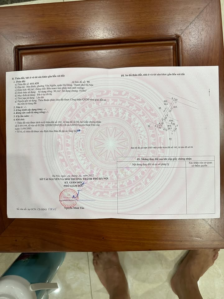 Đất nền Yên Nghĩa Hà Đông 30m² 2,55 tỷ - Sổ đỏ chính chủ