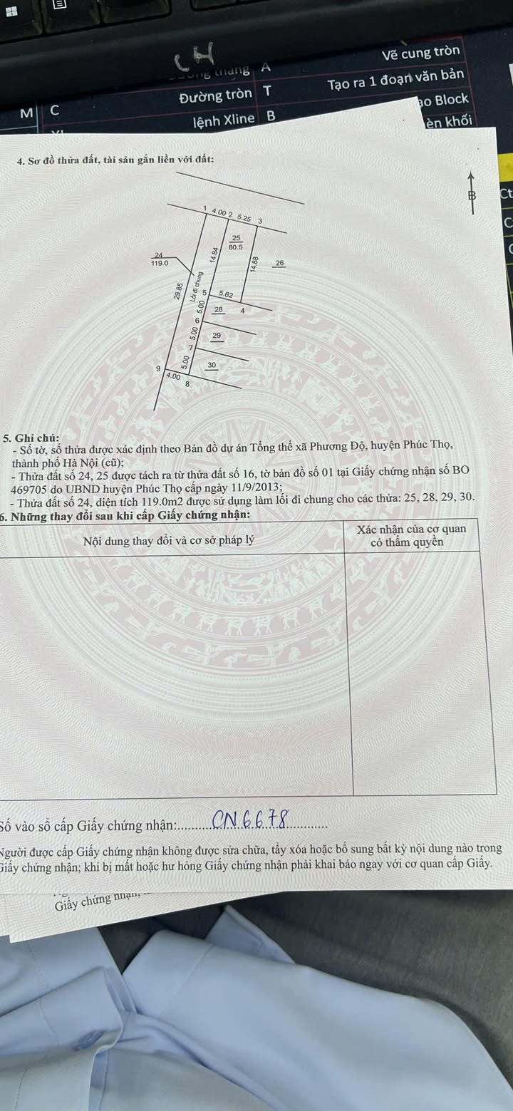 Đất nền Sen Phương Phúc Thọ 80m² giá 1.02 tỷ - Sổ đỏ chính chủ