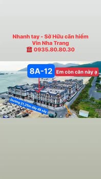 Townhouse Vinhomes Pearl Bay Nha Trang 112m² - Chính chủ bán