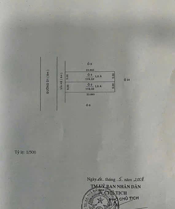 Đất nền D1 Chánh Nghĩa 230m² - Sổ đỏ chính chủ
