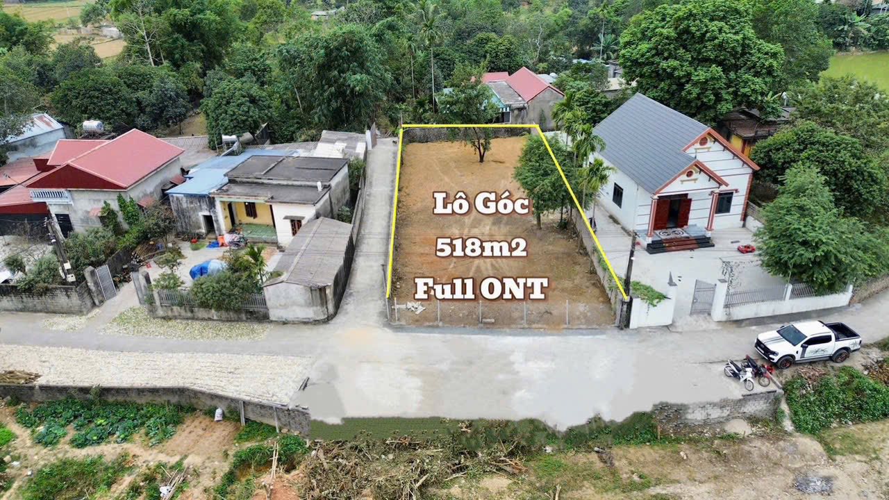Đất Thanh Cao 518m² Lương Sơn - Sổ đỏ chính chủ