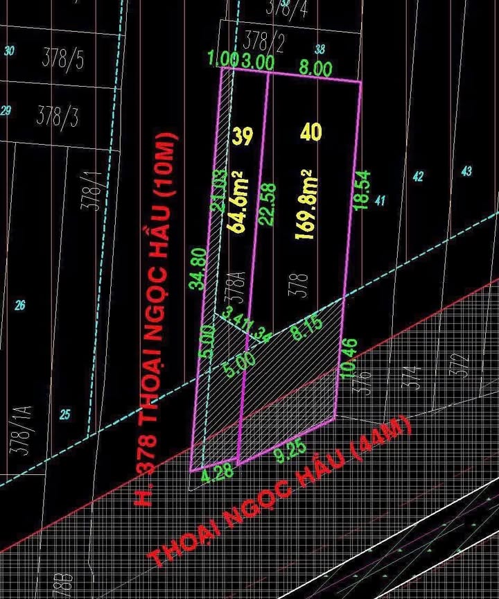 Nhà phố Thoại Ngọc Hầu Tân Phú 240m² 35 tỷ - Mặt tiền KD