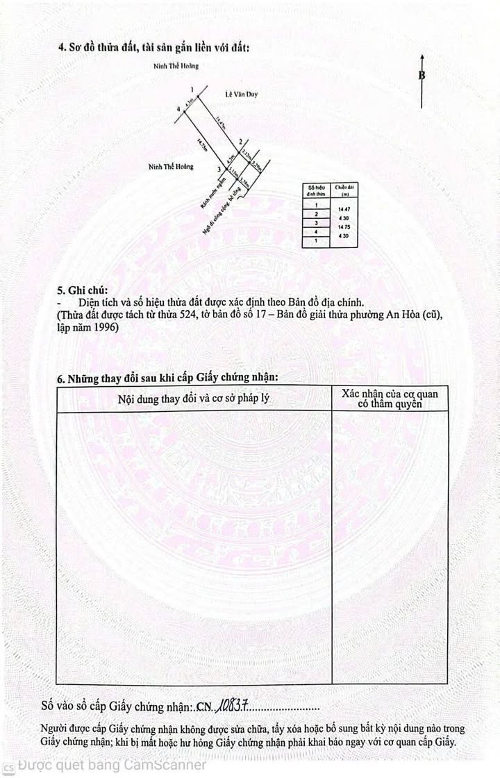 Nhà riêng An Phong 61,7m² giá 1 tỷ - Chính chủ bán