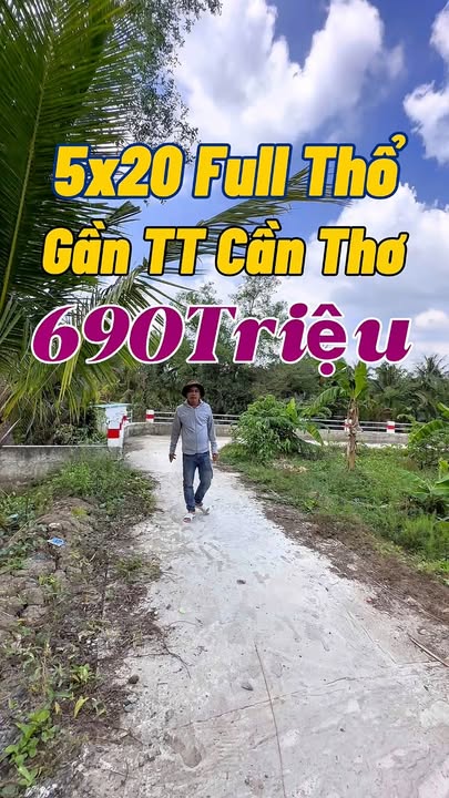 Đất nền Ninh Kiều 100m² 690 triệu - Sổ đỏ chính chủ