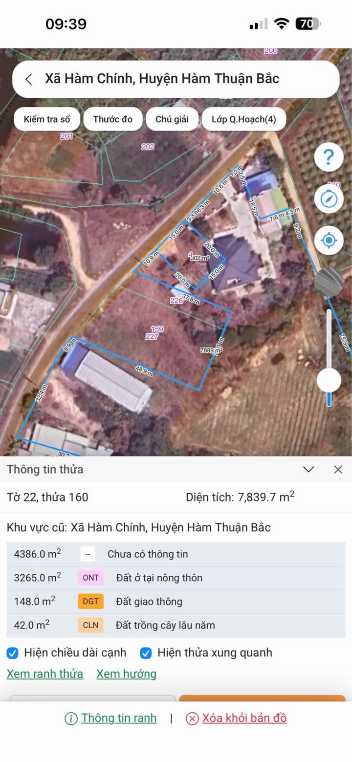 Đất nền Hàm Chính 200m² giá 2,5 tỷ - Sổ đỏ chính chủ