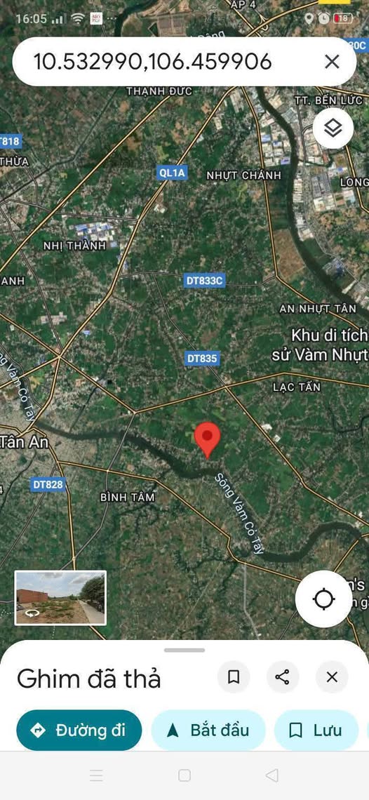 Đất nền Bình Lãng Tân Trụ 233m² giá 1,25 tỷ - Đất thổ cư 100%