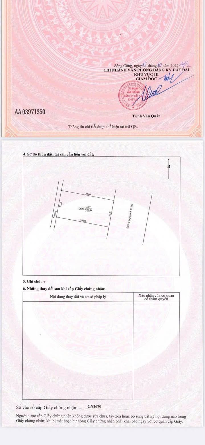 Đất nền Sông Công 200m² giá chỉ từ 10tr/m² - Tiềm năng tăng giá!