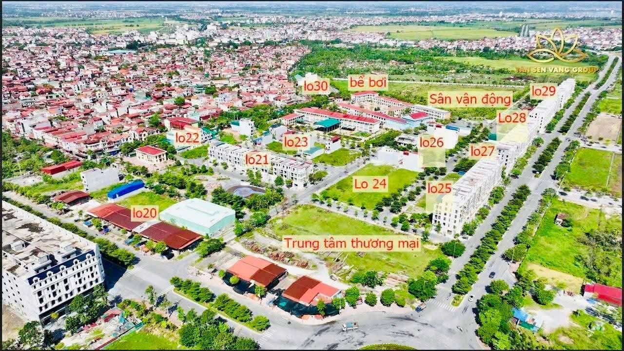 Đất nền Khu Vườn Sen Từ Sơn 122m² - Sổ đỏ chính chủ