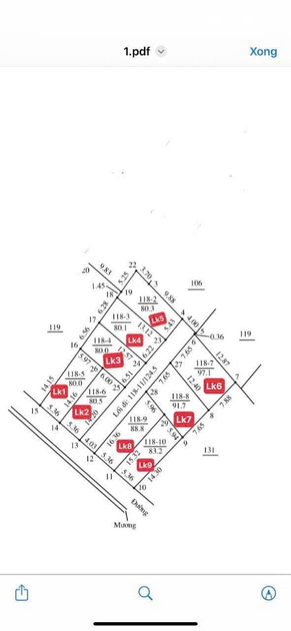 Đất nền Mỹ Đức 83m² giá 1 tỷ - Sổ đỏ chính chủ