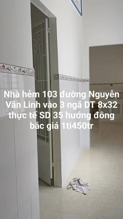 Nhà hẻm 103 Nguyễn Văn Linh Long Hoa 256m² 1.45 tỷ - Chính chủ