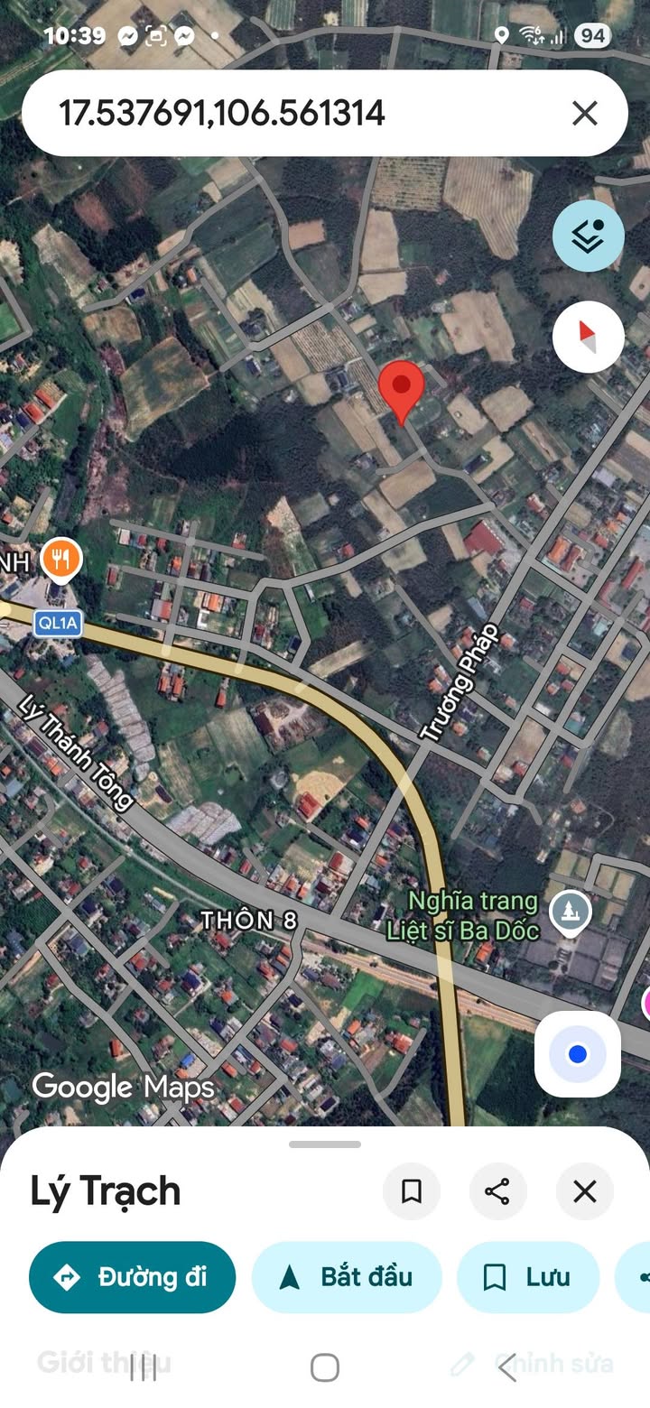 Đất nền Thôn 8 Lý Trạch 375m² 890 triệu - Sổ đỏ chính chủ