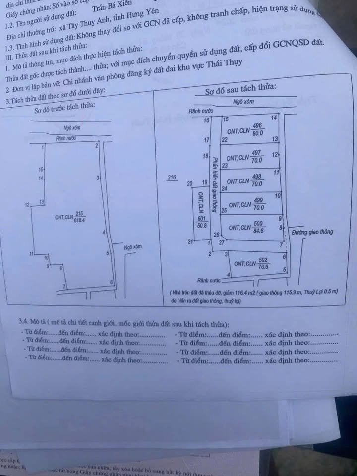 Đất nền Thụy Ninh Thái Thụy 70m² 3xx triệu - Đường to ô tô